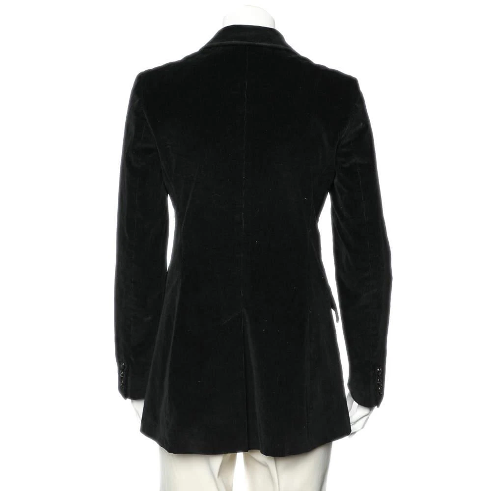 商品[二手商品] Weekend Max Mara|Weekend Max Mara Black Corduroy Button Front Blazer M,价格¥883,第3张图片详细描述