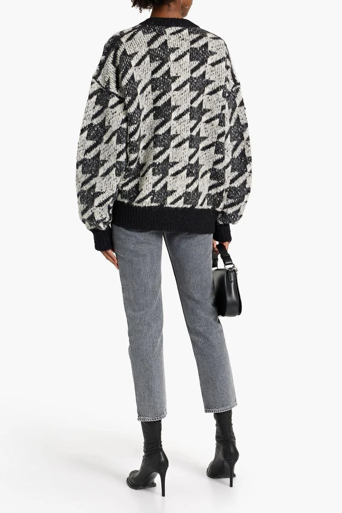 商品Rag & Bone|Edith houndstooth jacquard-knit sweater,价格¥893,第3张图片详细描述