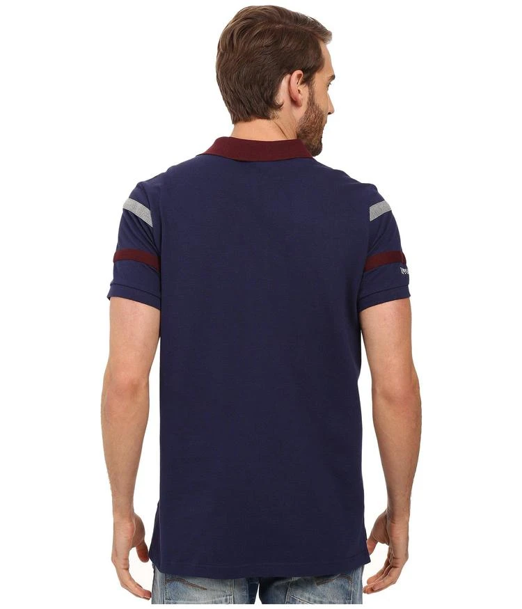 商品U.S. POLO ASSN.|Double Chest Stripe Pique Polo Shirt,价格¥261,第3张图片详细描述