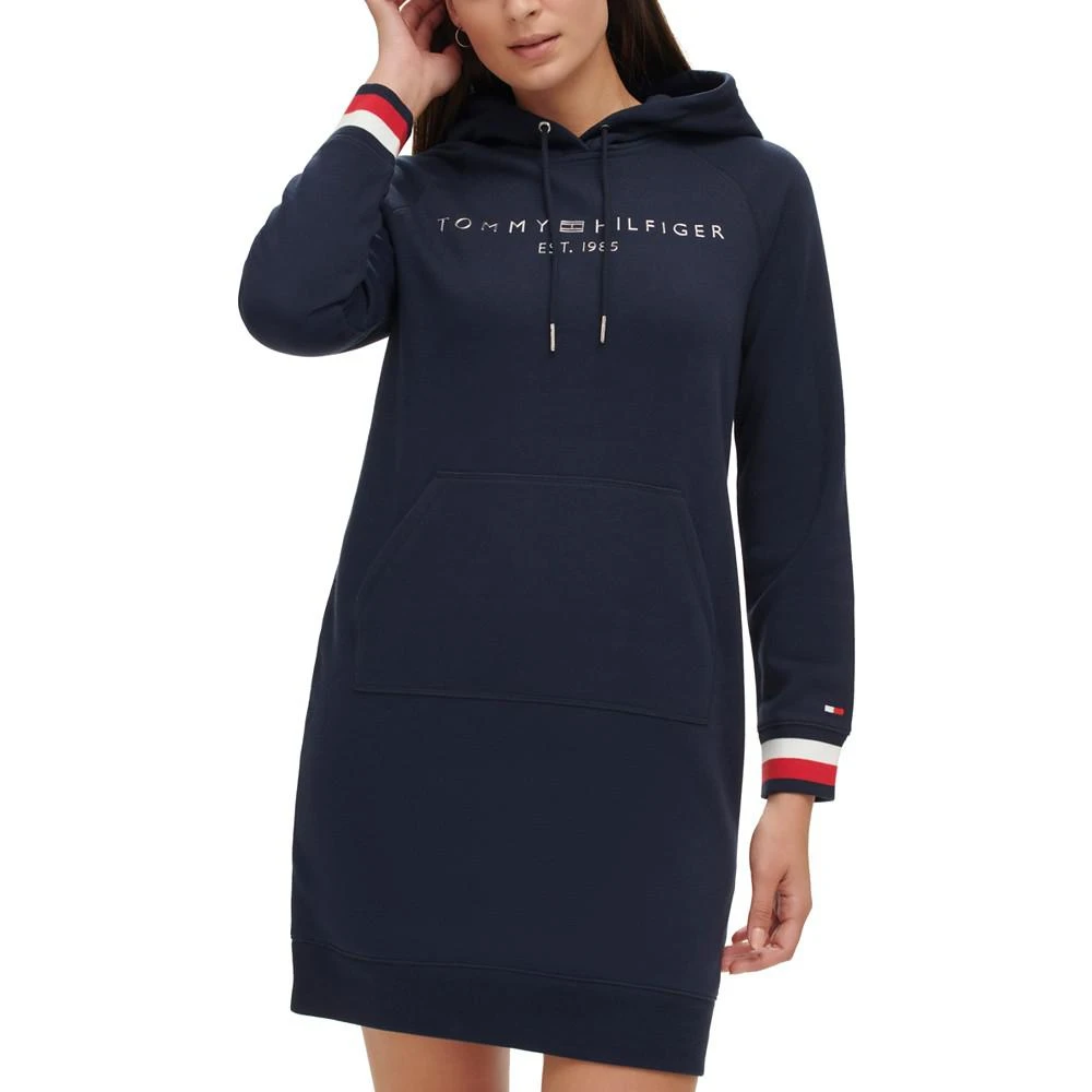 商品Tommy Hilfiger|Women's Raglan-Sleeve Hoodie Dress,价格¥439,第4张图片详细描述