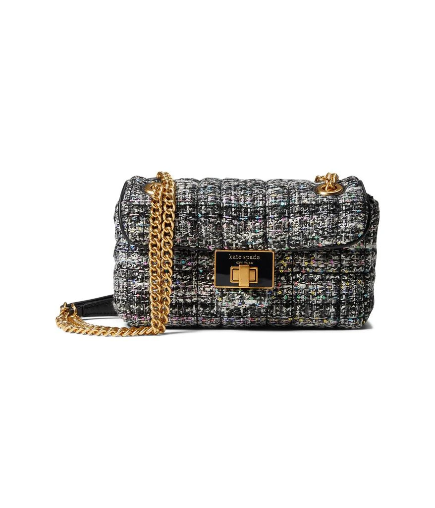 商品Kate Spade|Evelyn Sequin Tweed Small Shoulder Crossbody,价格¥2335,第1张图片