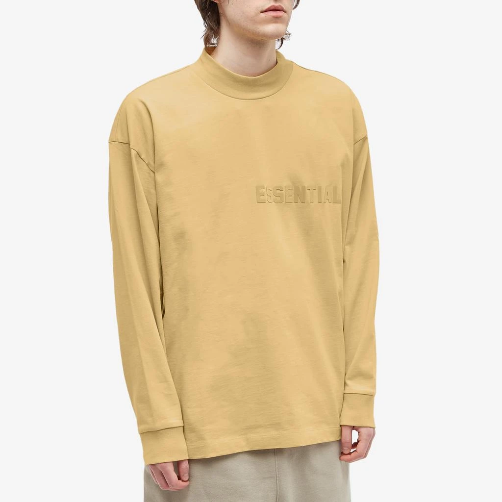 商品Essentials|Fear of God Essentials Long Sleeve T-Shirt - Light Tuscan,价格¥393,第2张图片详细描述