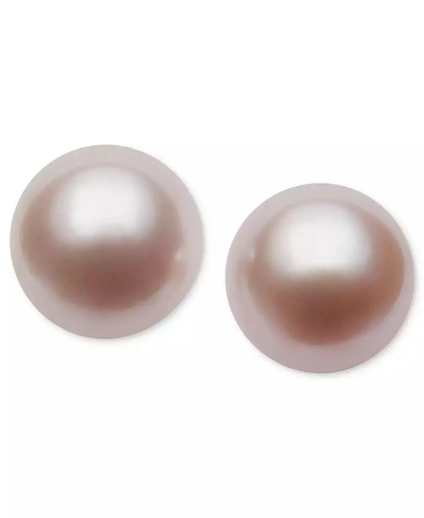 商品Belle de Mer|Pearl Earrings, 14k Gold Cultured Freshwater Pearl Stud Earrings (9mm),价格¥1145,第1张图片