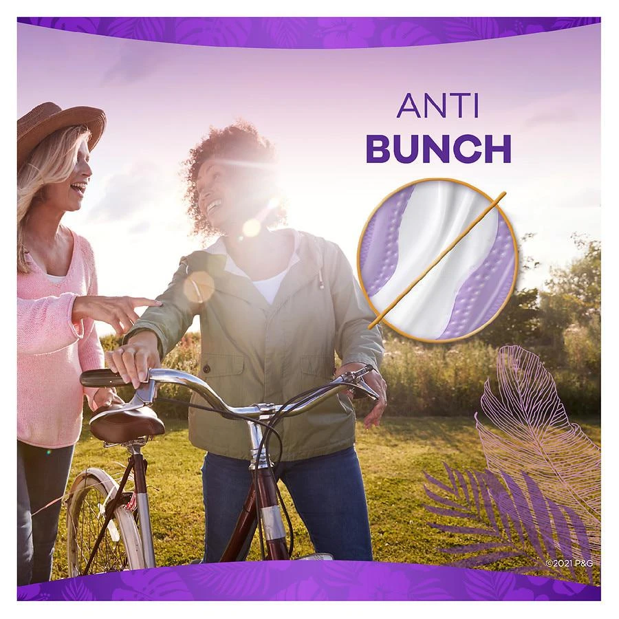 Anti-Bunch Xtra Protection Daily Liners Unscented, Extra Long Absorbency 商品