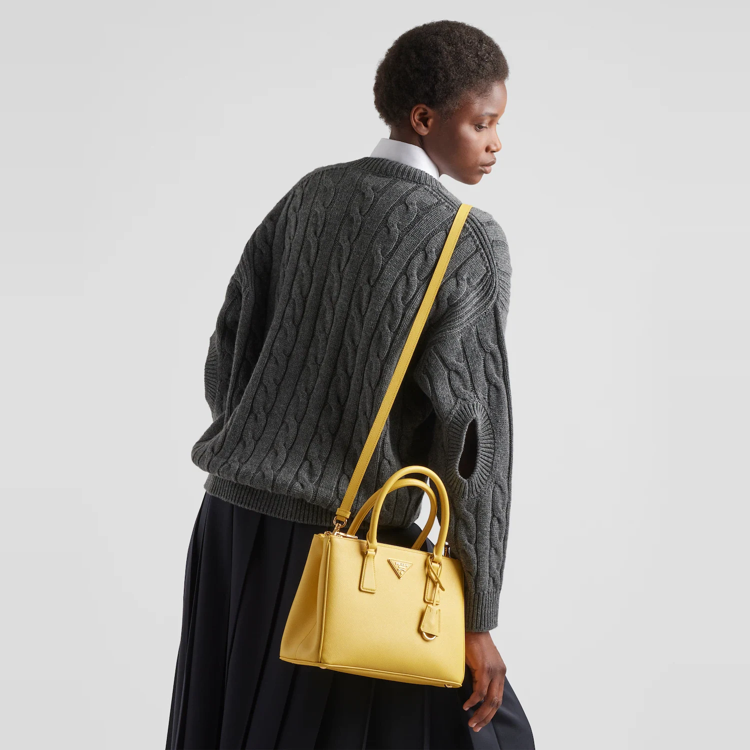 【预售】 普拉达 25春夏 女士 单肩包 Sac Prada Galleria en cuir Saffiano 1BA863_NZV_F0377_V_OOO  商品