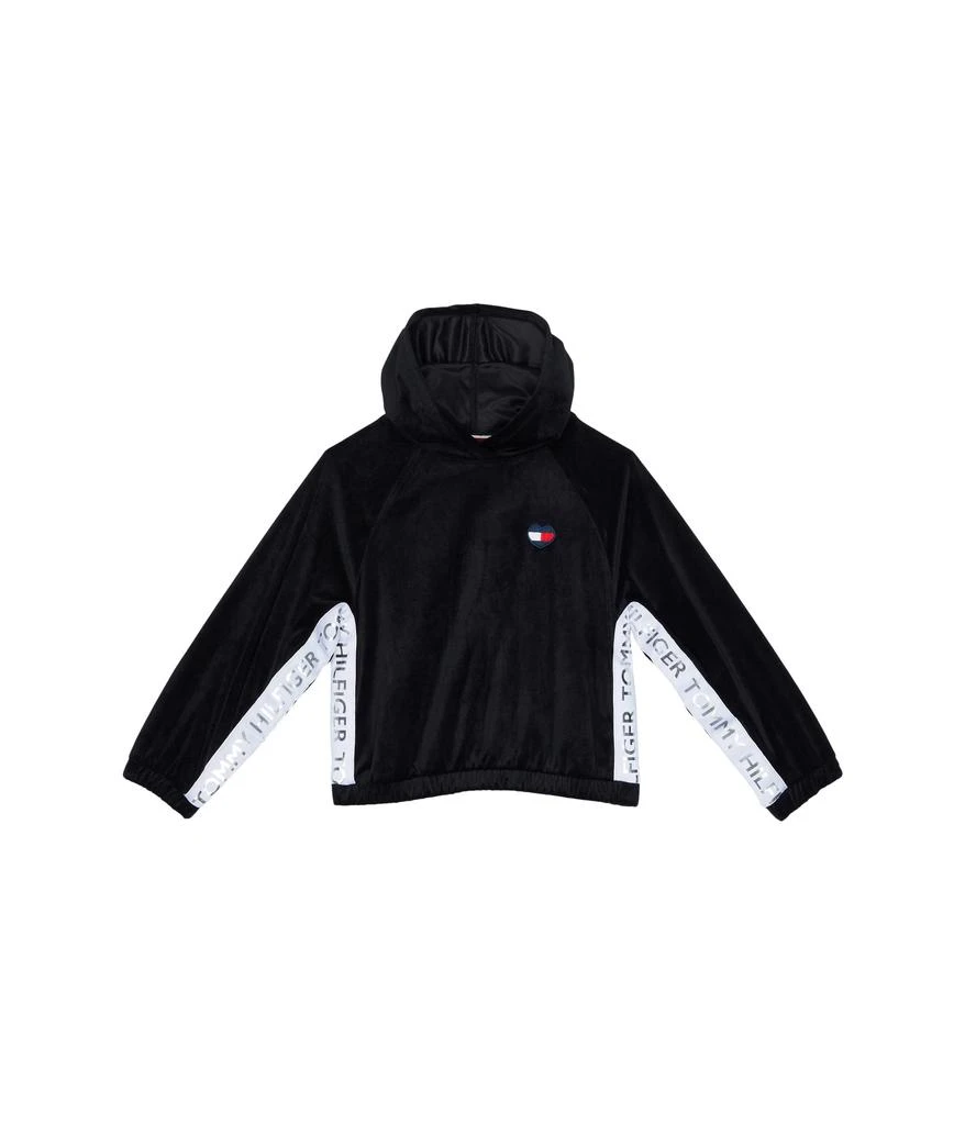 商品Tommy Hilfiger|Velour Dolman Hoodie (Big Kids),价格¥177,第1张图片