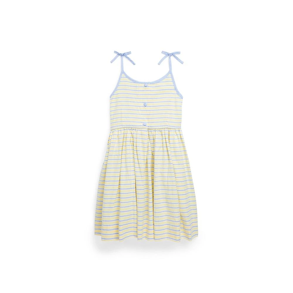 商品Ralph Lauren|Toddler and Little Girls Striped Oxford Sleeveless Dress,价格¥113,第2张图片详细描述