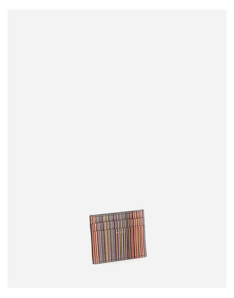 商品Paul Smith|Paul Smith card holder in black and multicolor leather,价格¥646,第2张图片详细描述