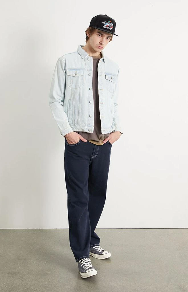 商品PacSun|Light Wash Classic Fit Denim Trucker Jacket,价格¥341,第4张图片详细描述