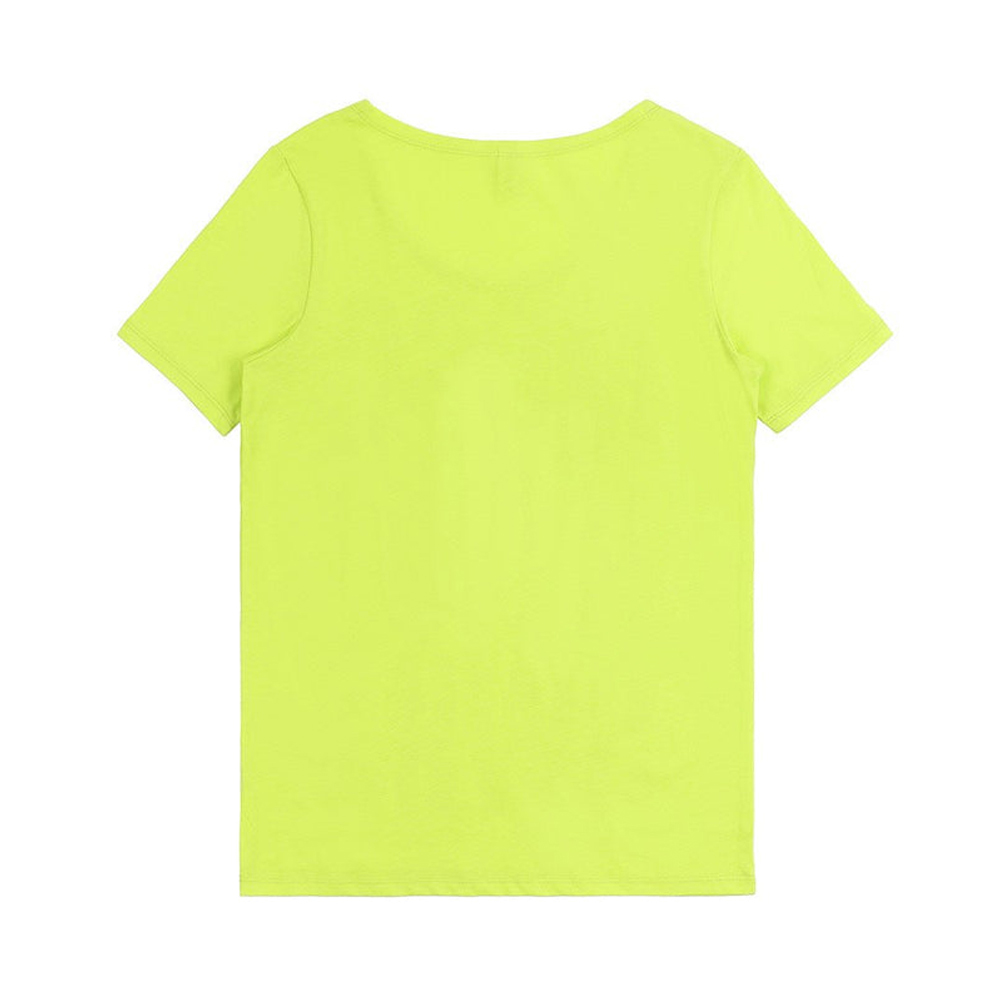 MOSCHINO 女士黄色印花短袖T恤 A6302-2109-398商品第2张图片规格展示