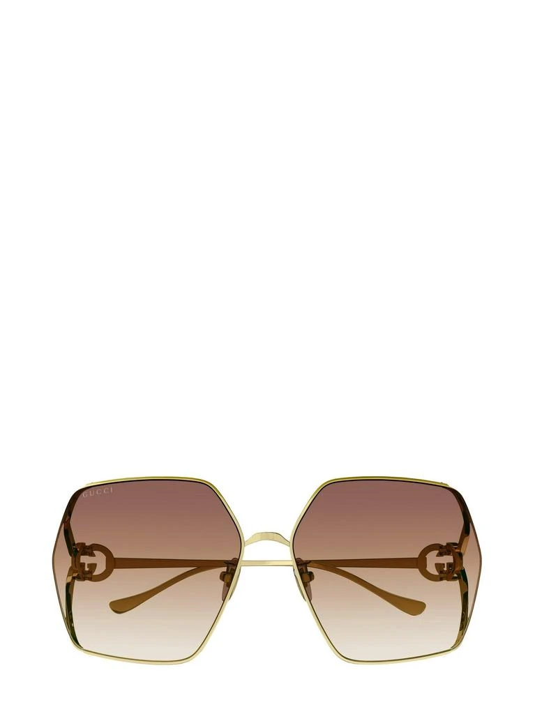 商品Gucci|Gucci Eyewear Oversized Rectangular Sunglasses,价格¥3100,第1张图片