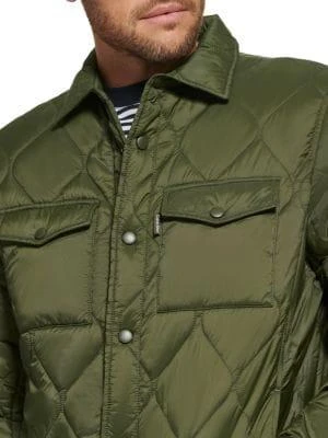 商品Calvin Klein|Quilted Shirt Jacket,价格¥522,第5张图片详细描述