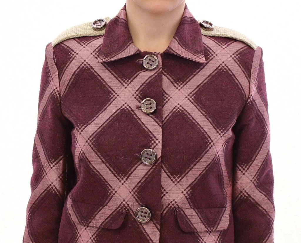 商品House of Holland|Check Trench Coat Blazer  Women's Jacket,价格¥2822,第4张图片详细描述