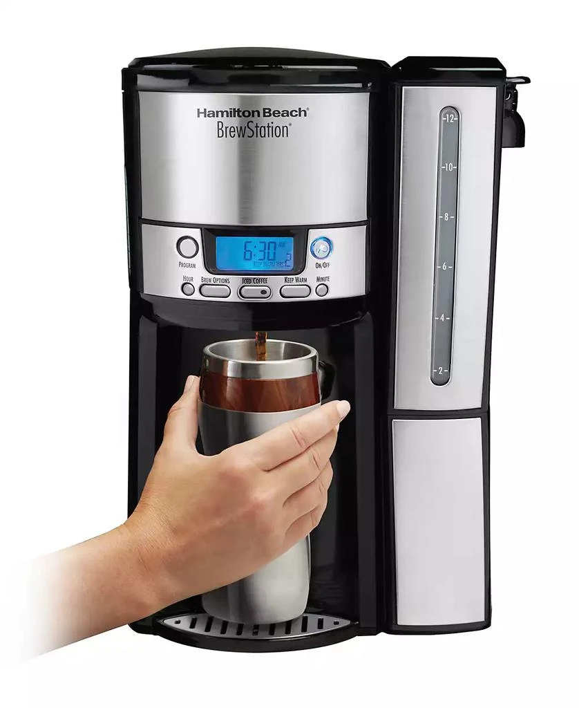 商品Hamilton Beach|12 Cup BrewStation Dispensing Coffee Maker,价格¥510,第3张图片详细描述