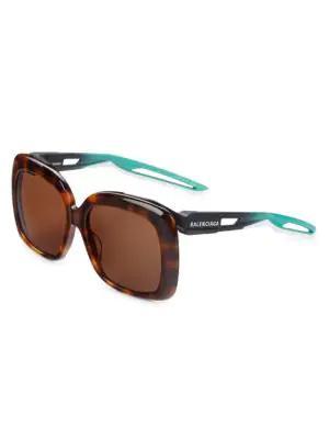 商品Balenciaga|57MM Square Sunglasses,价格¥1116,第4张图片详细描述