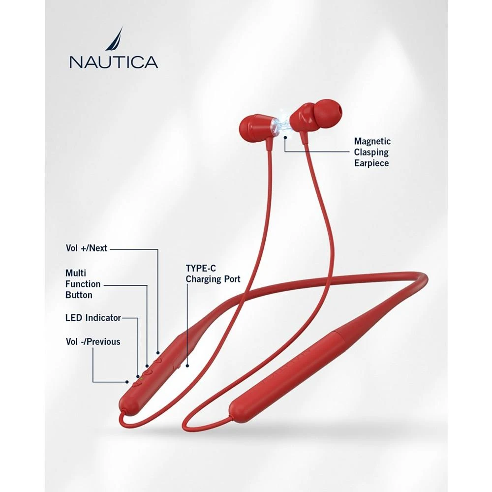 商品Nautica|B310 Sport Neckband Earphones,价格¥195,第2张图片详细描述