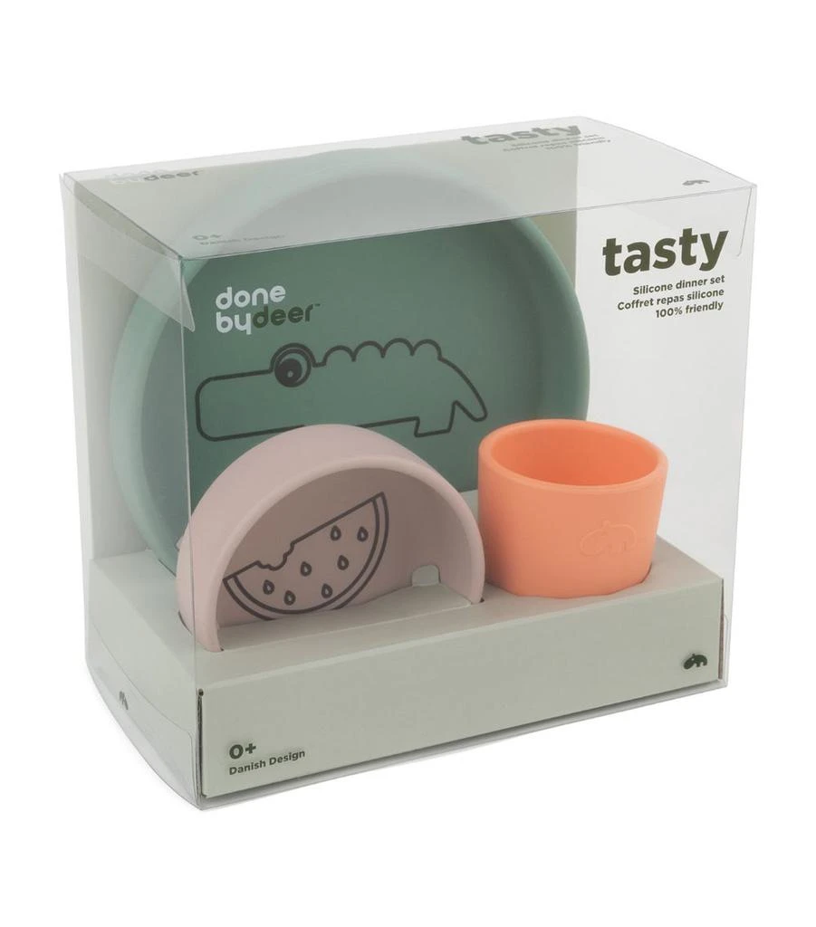 商品Done by Deer|Croco Dinner Set,价格¥282,第2张图片详细描述