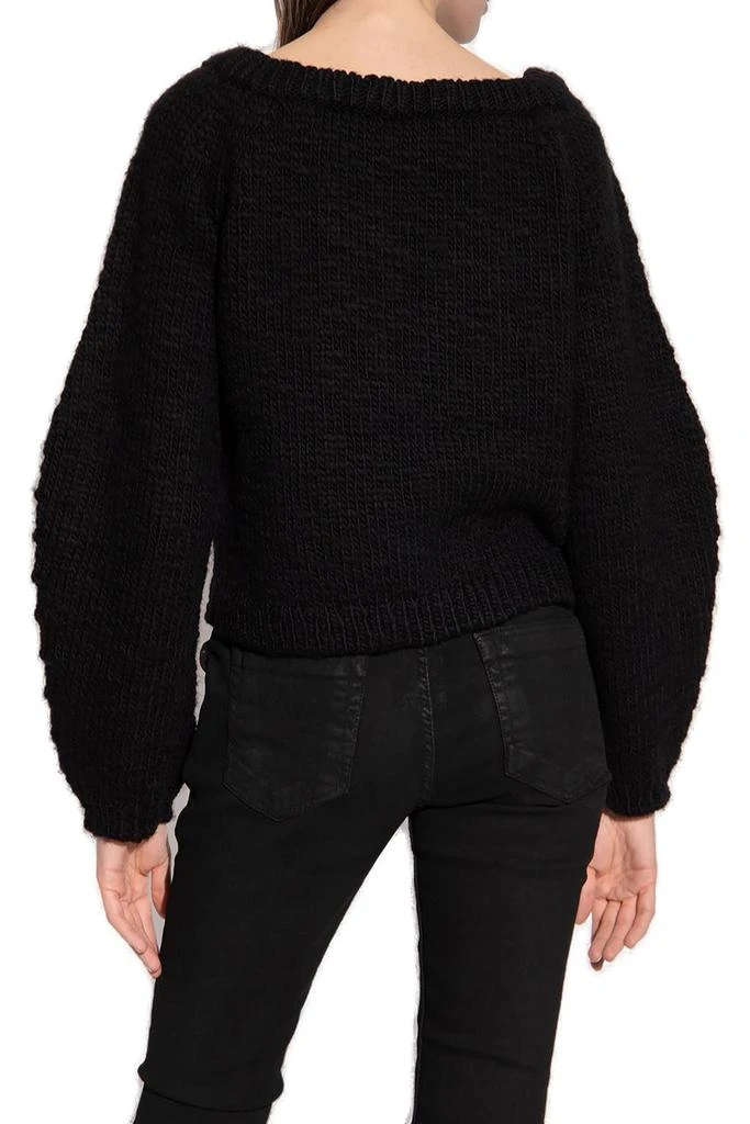 商品Helmut Lang|Helmut Lang Boat-Neck Long-Sleeved Sweater,价格¥1670,第3张图片详细描述