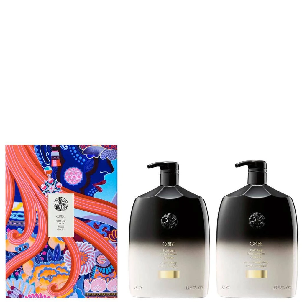 商品Oribe|Oribe Gold Lust Shampoo and Conditioner Liter Set,价格¥2449,第1张图片