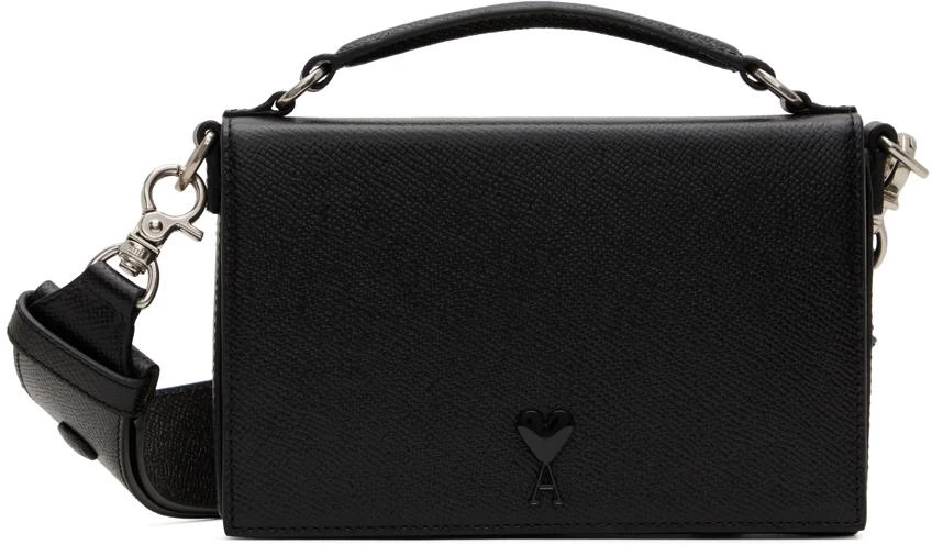 商品AMI|Black Lunch Box Bag,价格¥3675,第1张图片