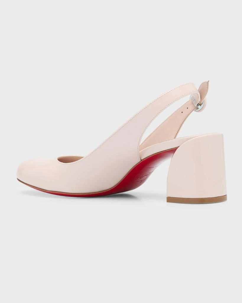 商品Christian Louboutin|So Jane Patent Red Sole Slingback Pumps,价格¥7334,第3张图片详细描述