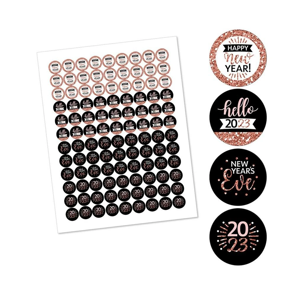 商品Big Dot of Happiness|Rose Gold Happy New Year - 2023 Round Candy Sticker Favors (1 sheet of 108),价格¥82,第3张图片详细描述