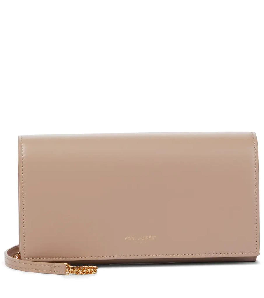 商品Yves Saint Laurent|Paris leather clutch,价格¥5929,第1张图片