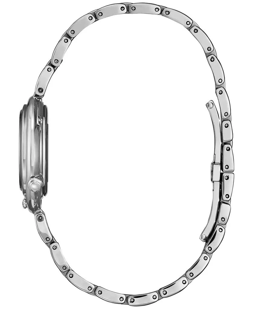 商品Citizen|Eco-Drive Women's Arcly Diamond (1/10 ct. t.w.) Stainless Steel Bracelet Watch 30mm,价格¥5436,第2张图片详细描述