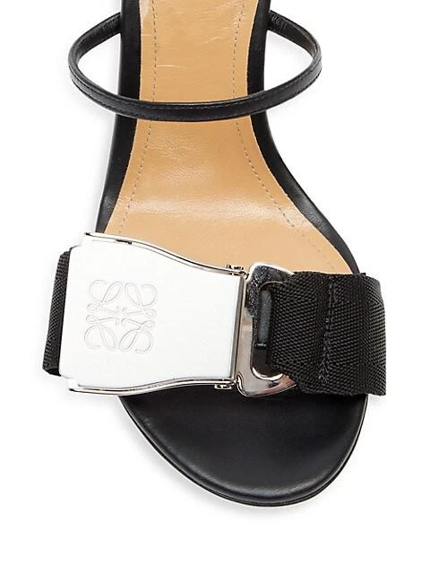 商品Loewe|Safety Belt 100 Strappy Sandals,价格¥8992,第4张图片详细描述