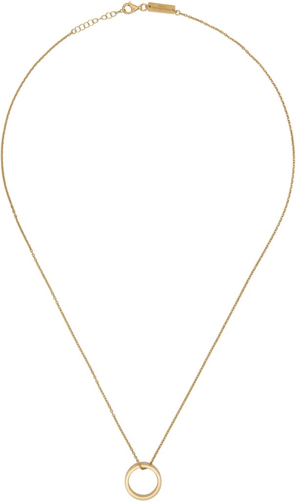Gold Numbers Ring Necklace商品第1张图片规格展示