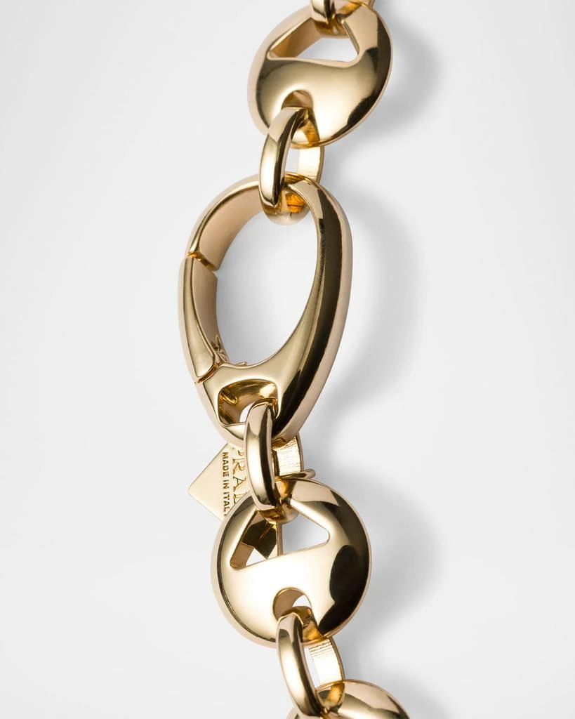 商品Prada|Triangle Cutout Chain Necklace,价格¥11630,第3张图片详细描述