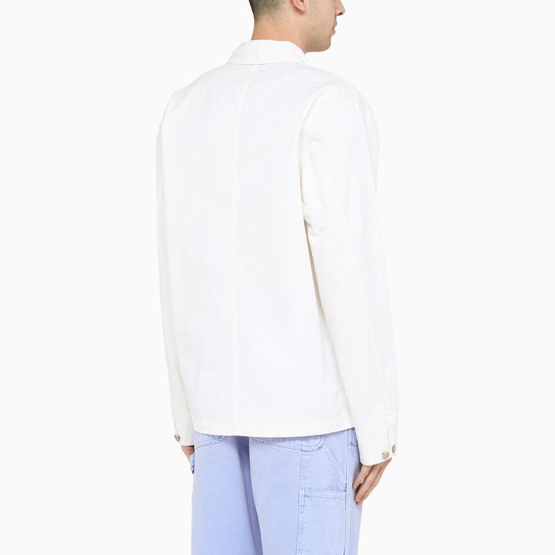 White shirt jacket with logo patch商品第3张图片规格展示