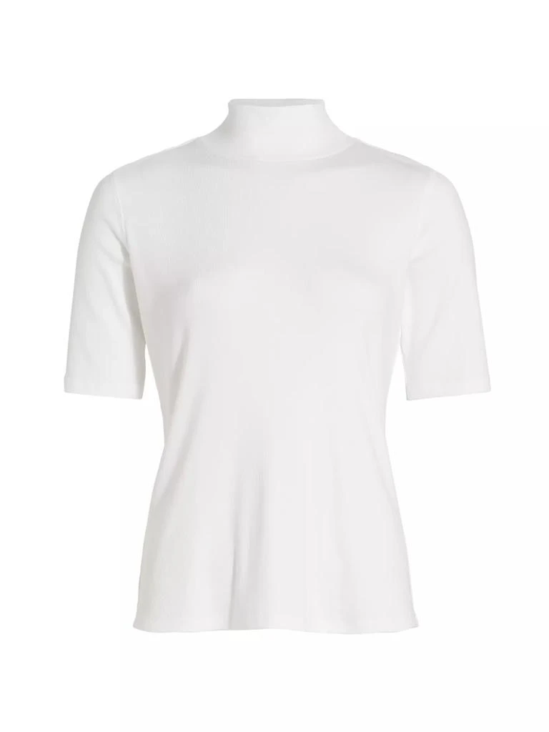 商品Elie Tahari|Rib-Knit Mock Neck Top,价格¥245,第1张图片