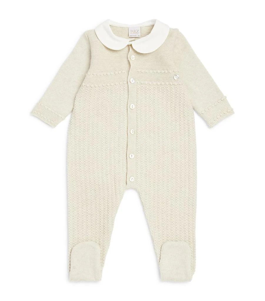 商品Paz Rodriguez|Cotton-Cashmere All-In-One (0-12 Months),价格¥964,第1张图片