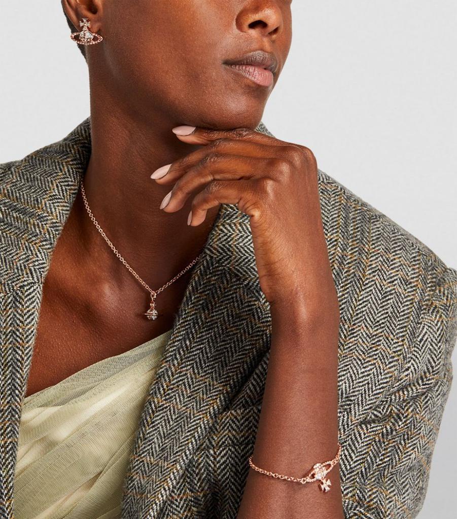 商品Vivienne Westwood|Crystal Mayfair Bas Relief Earrings,价格¥758,第6张图片详细描述