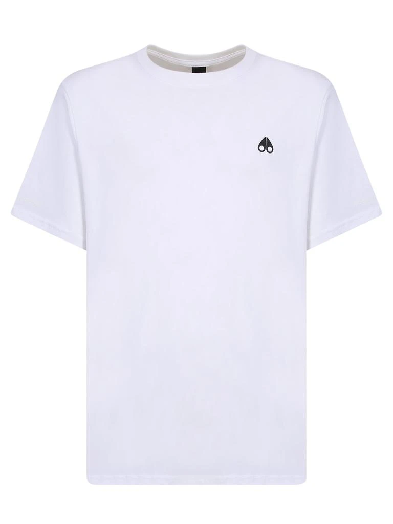 商品Moose Knuckles|Moose Knuckles Logo Patch Crewneck T-Shirt,价格¥496,第1张图片