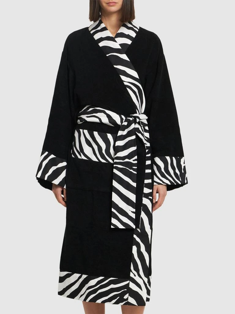 商品Dolce & Gabbana|Zebra Bathrobe,价格¥8638,第3张图片详细描述