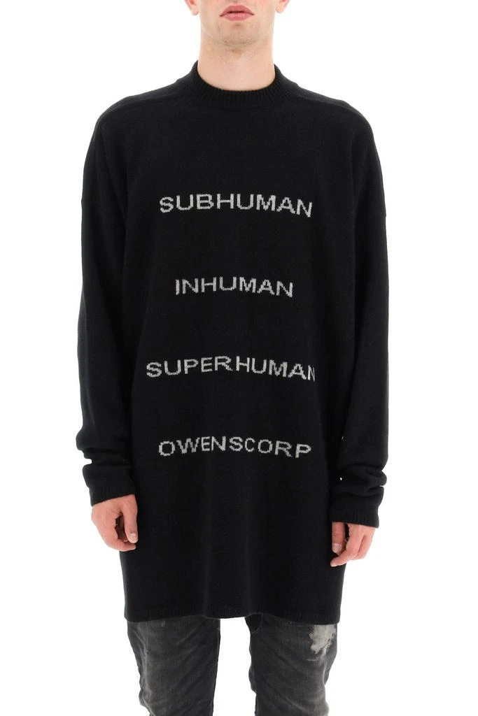 商品Rick Owens|Rick Owens &#39;Tommy&#39; Sweater In Recycled Cashmere,价格¥3677,第2张图片详细描述