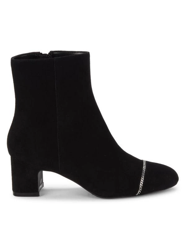 商品Stuart Weitzman|Milla Suede Block Heel Ankle Boots,价格¥1113,第1张图片