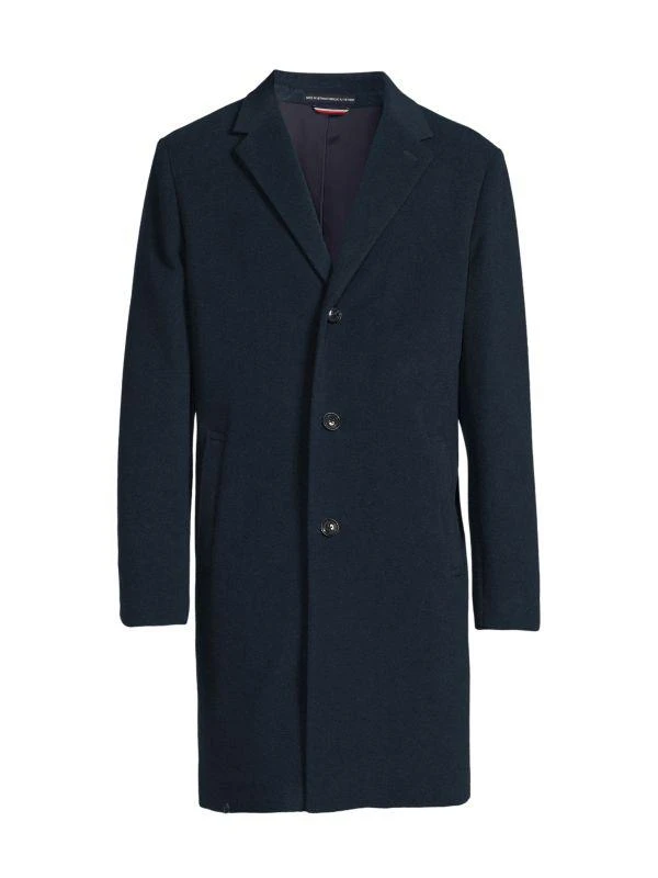 商品Tommy Hilfiger|Addison Wool Blend Single Breasted Coat,价格¥1284,第3张图片详细描述