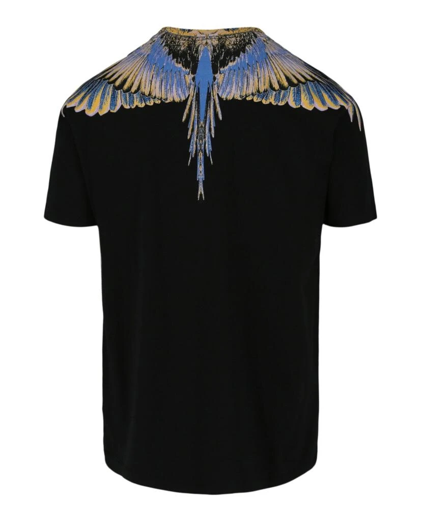 商品Marcelo Burlon|Printed Wings Cotton T-Shirt,价格¥750,第1张图片