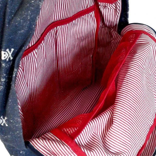 商品Mc2 Saint Barth|Canvas Backpack Cody With Micro Skull Print,价格¥1267,第2张图片详细描述