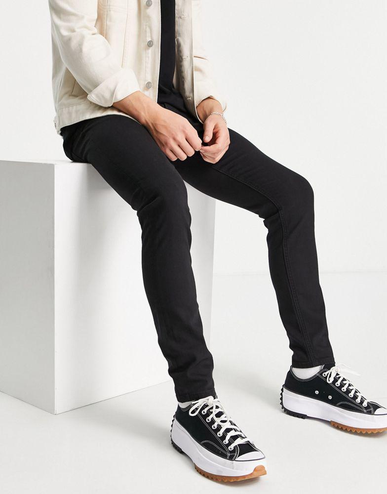 Lee Malone skinny fit jeans in black rinse - BLACK商品第1张图片规格展示