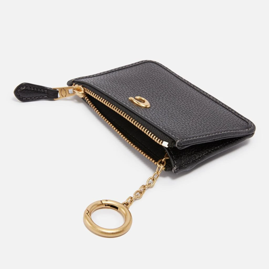 商品Coach|Pebble-Grain Leather ID Mini Cardholder,价格¥736,第4张图片详细描述