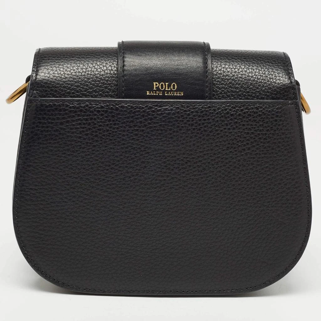 商品[二手商品] Ralph Lauren|Polo Ralph Lauren Black Leather Lennox Shoulder Bag,价格¥1928,第4张图片详细描述