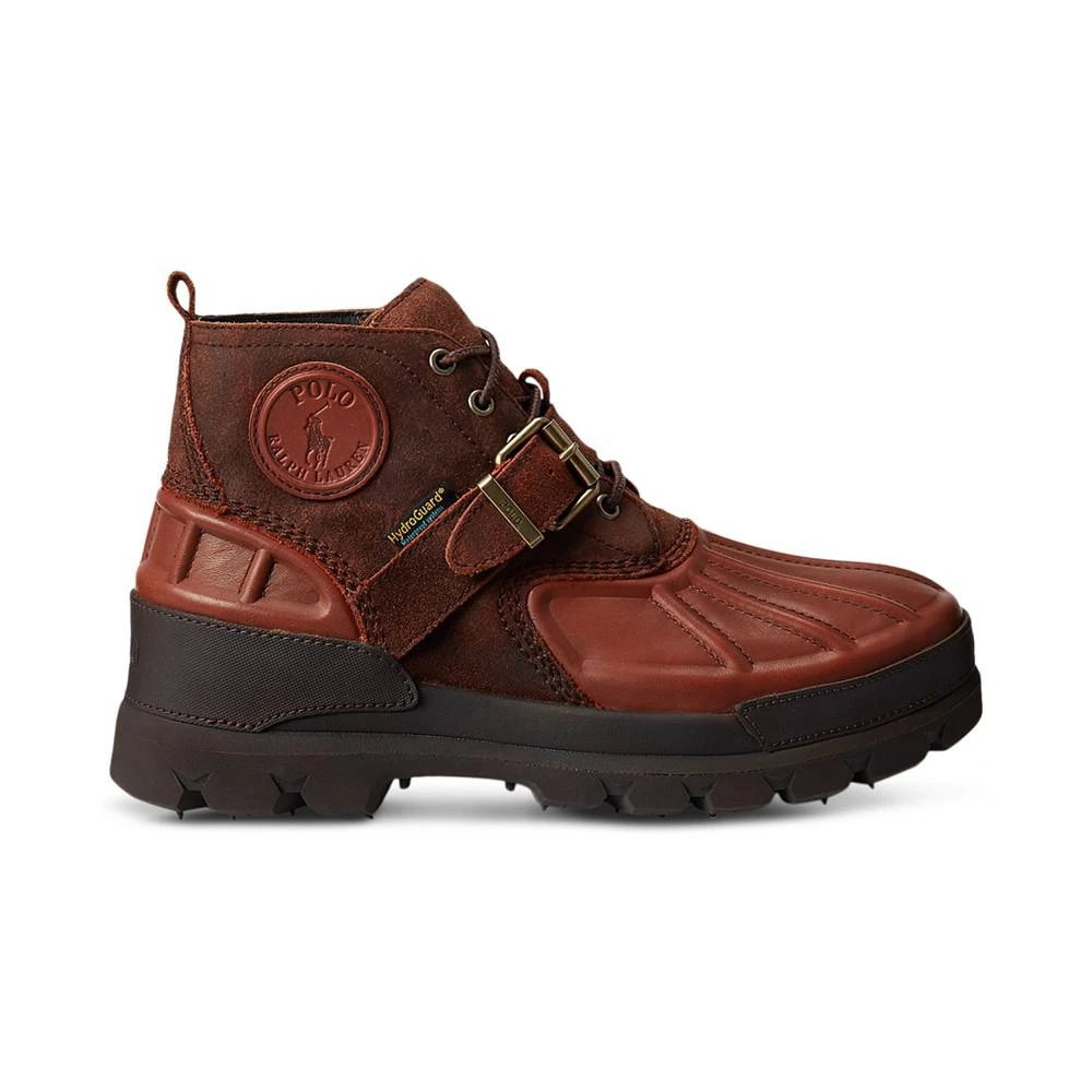 商品Ralph Lauren|Men's Oslo Low Waterproof Leather & Suede Boot,价格¥634,第3张图片详细描述