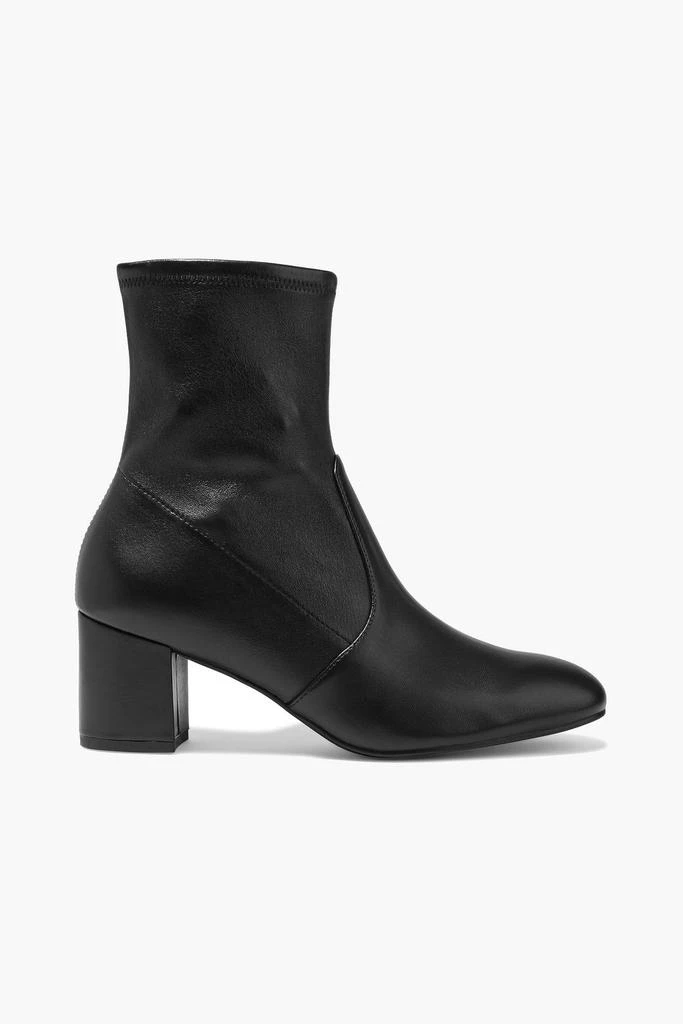 商品Stuart Weitzman|女式 Siggy 60 弹力皮革踝靴,价格¥1344,第1张图片