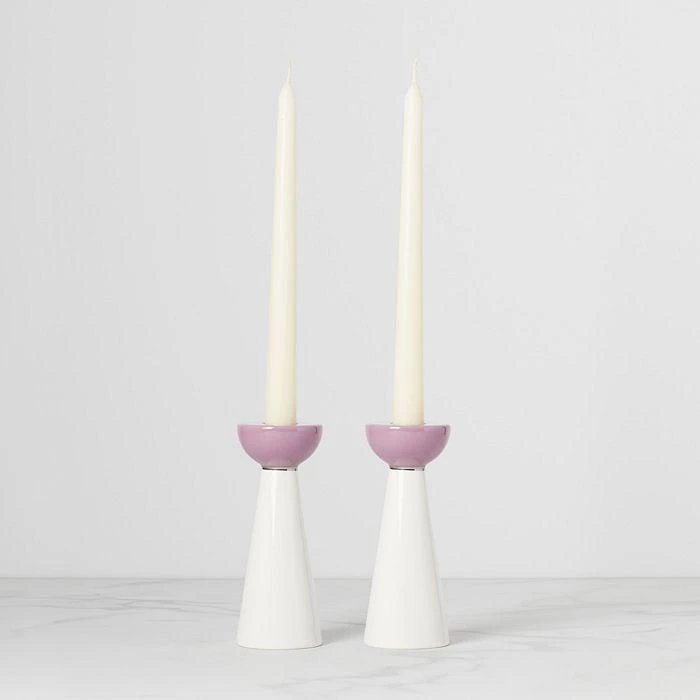 商品Kate Spade|Shabbat Candlesticks, Set of 2,价格¥373,第3张图片详细描述