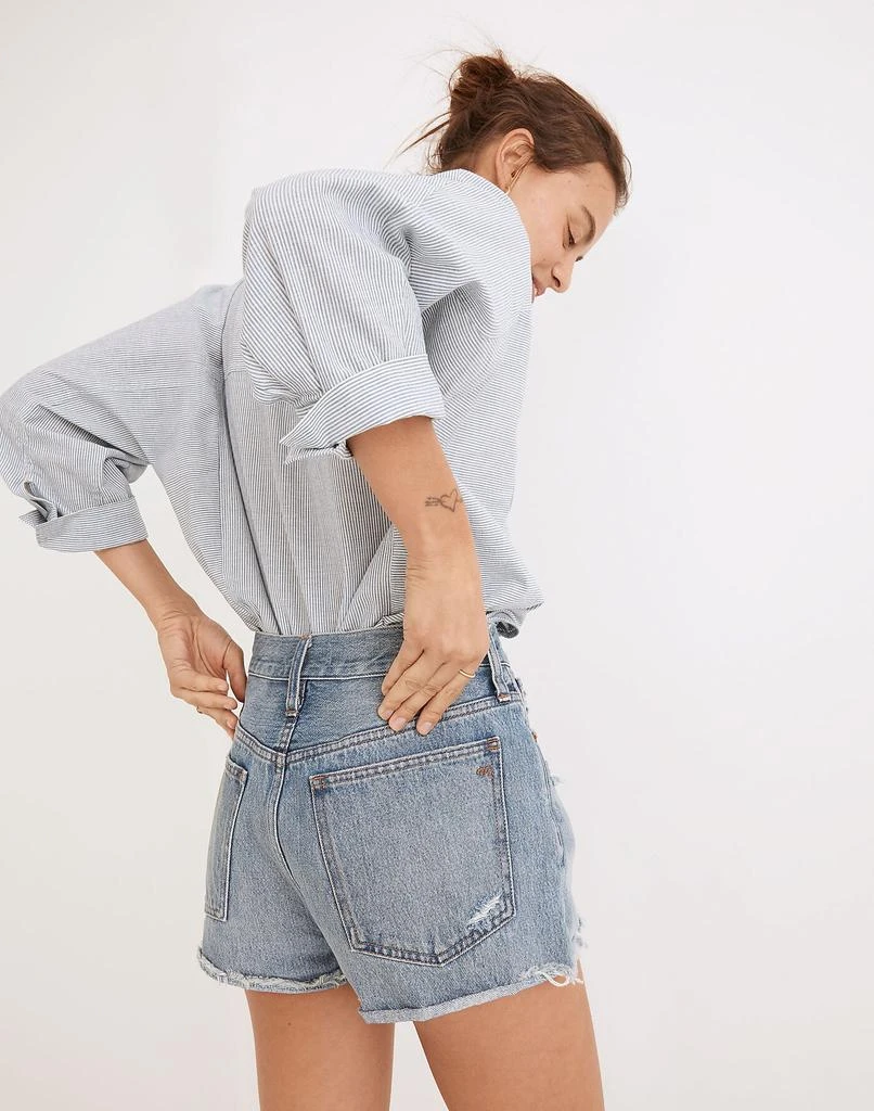 商品Madewell|Relaxed Denim Shorts in Renfield Wash: Destructed Edition,价格¥160,第3张图片详细描述