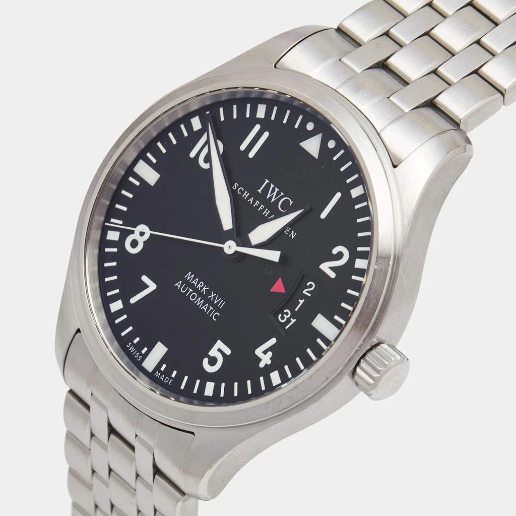 商品[二手商品] IWC Schaffhausen|IWC Schaffhausen Black Stainless Steel Pilot's Watch Mark XVII IW326504 Men's Wristwatch 41 mm,价格¥33276,第2张图片详细描述
